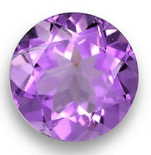 Cargar imagen en el visor de la galería, Amethyst Round Cut Brazilian Violet Purple Small AA VS Nice
