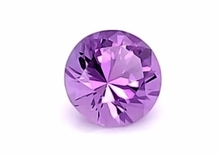 Cargar imagen en el visor de la galería, Amethyst Round Cut Brazilian Violet Purple Small AA VS Nice
