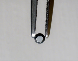 Black Diamond Round Cut African 3mm Micro Sized