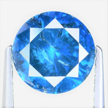 Cargar imagen en el visor de la galería, Blue Diamond Round Cut Indian 2mm Micro Sized
