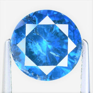 Blue Diamond Round Cut Indian 2mm Micro Sized