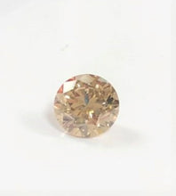 Load image into Gallery viewer, Champagne Colored Diamond Round Cut 3mm Mini Sized
