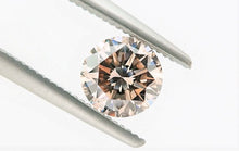 Load image into Gallery viewer, Champagne Colored Diamond Round Cut African 2mm Micro Sized
