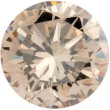 Cargar imagen en el visor de la galería, Champagne Colored Diamond Round Cut 4mm Mini Sized
