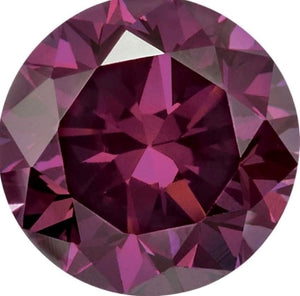 Dark Purple Diamond Round Cut Canadian 2mm Micro Sized