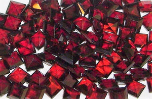 Rhodolite Garnet Princess Cut African Small Gems