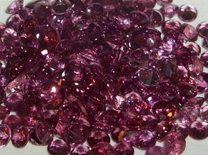 Rhodolite Garnet Round Cut African Small Gems