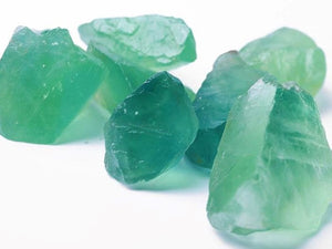 Green Fluorite Crystal Rough Large Rock Brazilian 2 Inches Raw