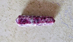 Lepidolite Obelisk Crystal Gem Double Terminated Healing Wand