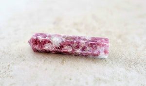 Lepidolite Obelisk Crystal Gem Single Terminated Healing Wand
