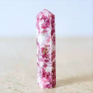 Lepidolite Obelisk Crystal Gem Single Terminated Healing Wand