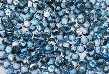 Cargar imagen en el visor de la galería, London Blue Topaz Round Cut Natural Calibrated Brazilian
