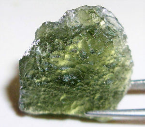Moldavite Tektite Fragment Meteorite Green Impact Rock 2g Genuine Czech Republic