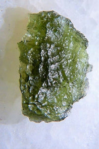 Moldavite Tektite Fragment Meteorite Green Impact Glass Meteor Rock 2g