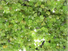 Load image into Gallery viewer, Arizona Peridot Rough Facet 25 Carat Lime Green Small Stones Bulk Lot
