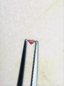 Pink Diamond Round Cut African 2mm Micro Sized