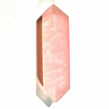 Load image into Gallery viewer, Rose Quartz Pink Crystal Obelisk Gem Double Terminated Wand
