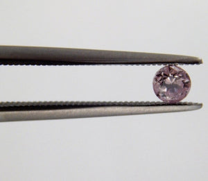 Light Purple Diamond Round Cut Canadian 2mm Micro Sized