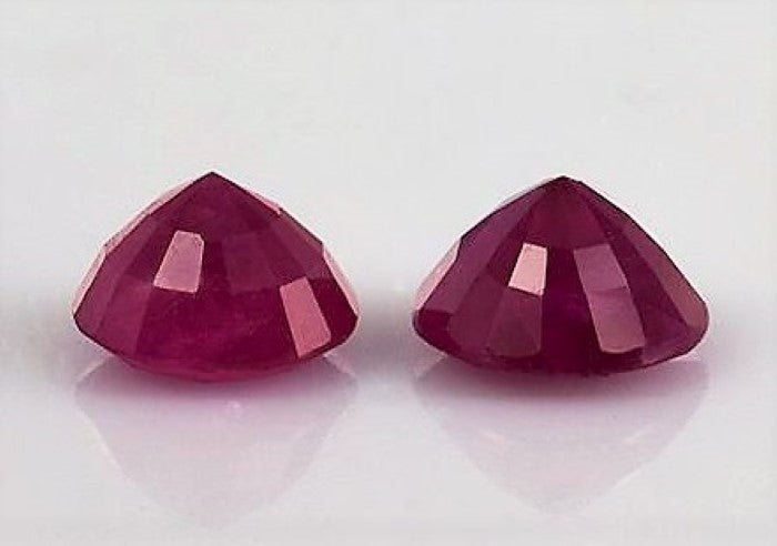 Ruby Cloudy Ruby Round Cut 10mm 4 Carat Cloudy Pakistan Hunza Gem – rocksolidfossils