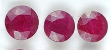 Load image into Gallery viewer, Ruby Round Cut 12mm 6 Carat Cloudy Pakistan Hunza Gem
