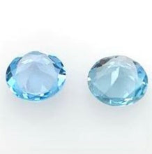 Load image into Gallery viewer, Sky Blue Topaz Round Cut Natural Calibrated Brazilian
