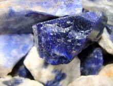 Load image into Gallery viewer, Sodalite Rough Facet Blue Canada Natural 3000 Carats Bulk Lot
