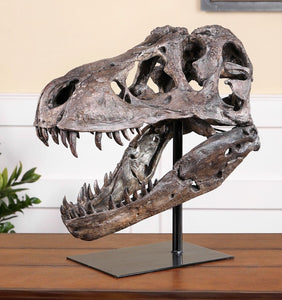 Tyrannosaurus Rex Skull Replica Large Head Resin Model T-Rex Sculpture