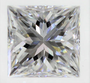 White Diamond Princess Cut African Micro Sized