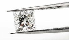 Load image into Gallery viewer, White Diamond Princess Cut African Micro Sized
