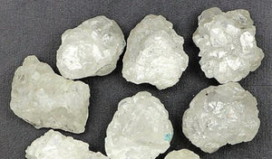 White Diamond Rough Facet Canadian 1 carat 5mm Raw
