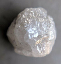 Cargar imagen en el visor de la galería, White Diamond Rough Facet Canadian 1 carat 5mm Raw
