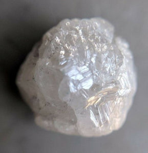 White Diamond Rough Facet Canadian 2 carats 8mm Raw