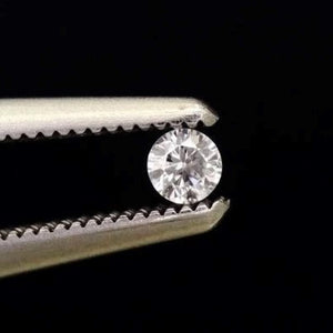 White Diamond Round Cut African 2mm Micro Sized VS2