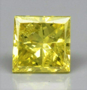 Yellow Diamond Princess Cut African Micro Sized 2mm